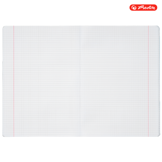 Zeszyt Herlitz A5/60 kart kratka RAINBOW półtwarda