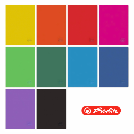 Zeszyt Herlitz B560 kartek RAINBOW krata