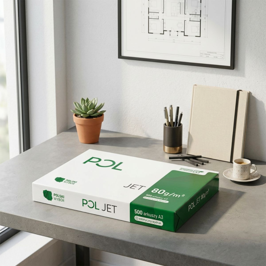 Papier ksero A3 POLJET 80g/m2