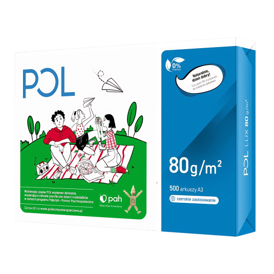 Papier ksero A3 POLLUX 80g/m2