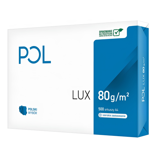 Papier ksero POLLUX A4 80g ryza 500 arkuszy