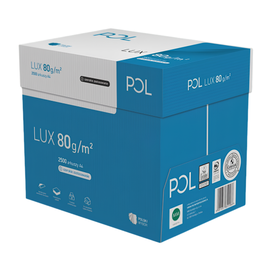 Papier ksero POLLUX A4 80g ryza 500 arkuszy