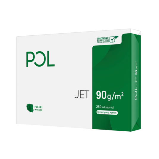 Papier ksero POLJET A4 90g ryza 250 arkuszy