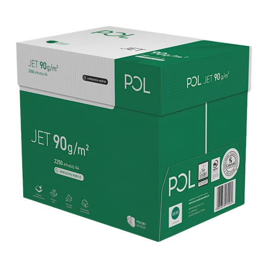 Papier ksero POLJET A4 90g ryza 250 arkuszy