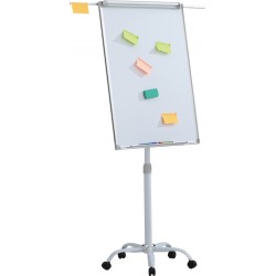Tablica Flipchart 70x100 mobilna na kółkach z ramionami
