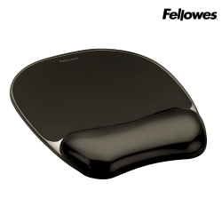 Podkładka pod mysz CRYSTAL czarna Fellowes