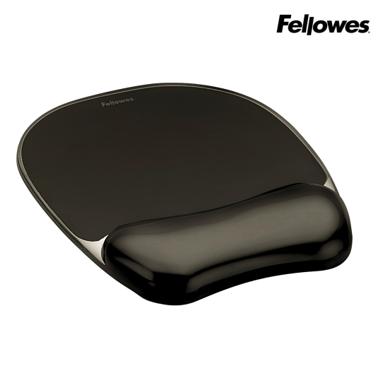 Podkładka pod mysz CRYSTAL czarna Fellowes