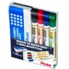 KOMPLET 4 MARKERY Z GĄBĄ MAGNETYCZNĄ PENTEL MW85