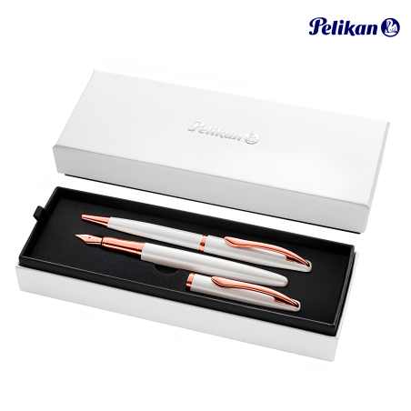 PIÓRO + DŁUGOPIS JAZZ ELEGANCE PEARL PELIKAN