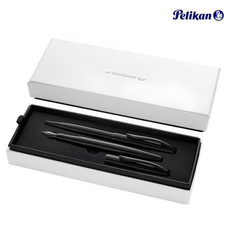 PIÓRO + DŁUGOPIS JAZZ ELEGANCE CARBON PELIKAN