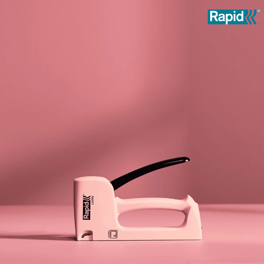 Zszywacz tapicerski R13E Rapid Różowy Ljung