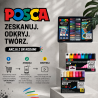 Markery z farbą Uni Posca PC5M zestaw 8 kol.