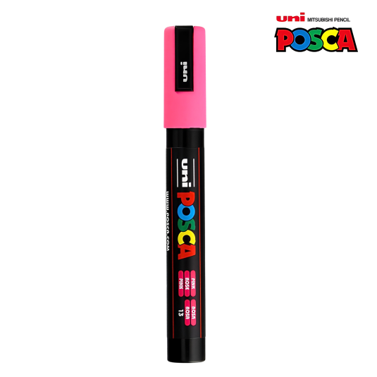 Marker Uni z farbą POSCA PC-5M Różowy 1,8-2,5mm