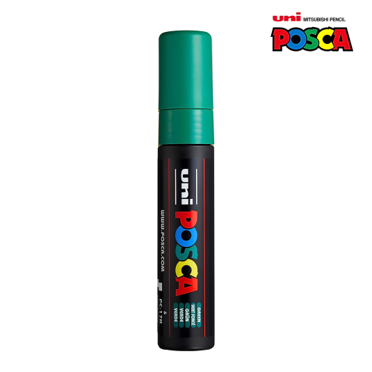 Marker Uni z farbą POSCA PC-17K Zielony 15mm