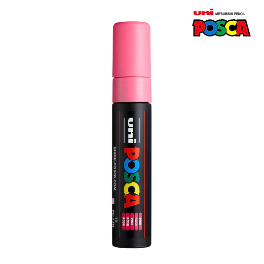 Marker Uni z farbą POSCA PC-17K Różowy 15mm