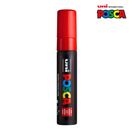 Marker Uni z farbą POSCA PC-17K Czerwony 15mm