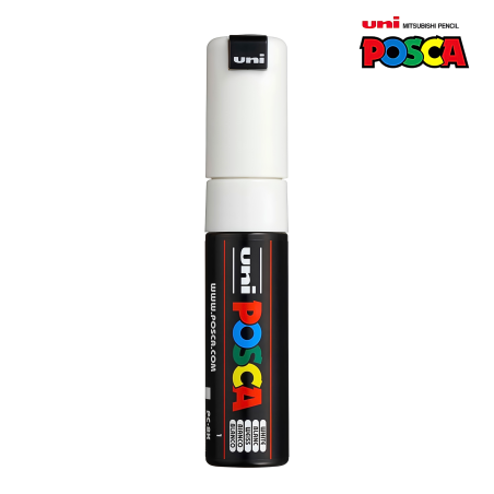 Marker Uni z farbą POSCA PC-8K Biały 0,8mm