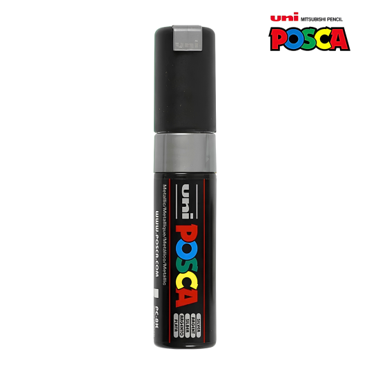 Marker Uni z farbą POSCA PC-8K Srebrny 0,8