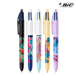 DŁUGOPIS BIC 4 COLORS DECOR BOTANICAL
