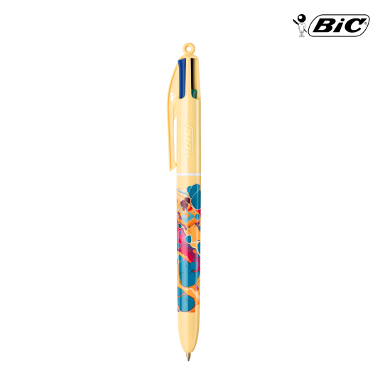 DŁUGOPIS BIC 4 COLORS DECOR BOTANICAL