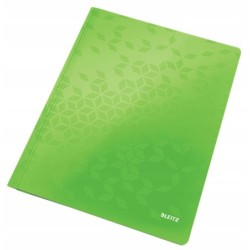 Skoroszyt tekturowy LEITZ WOW zielony A4 250 kart