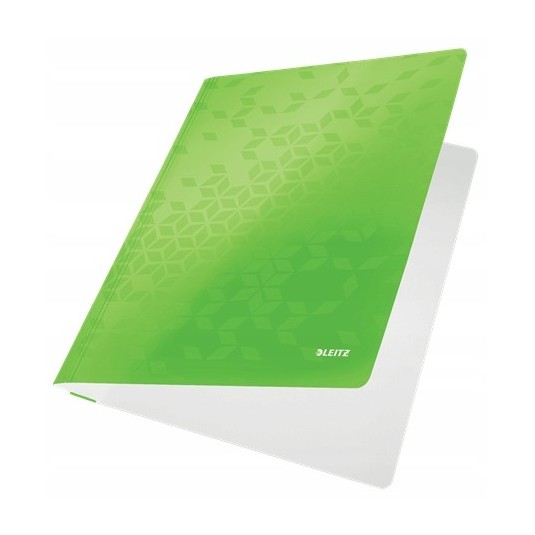 Skoroszyt tekturowy LEITZ WOW zielony A4 250 kart