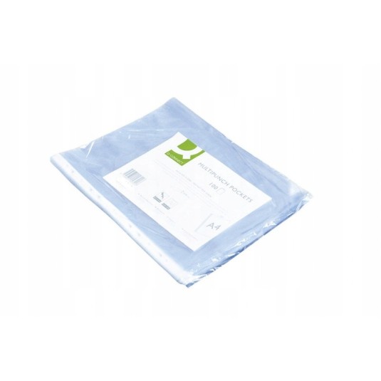 Koszulki A4 krystaliczne 50mic obwoluty 100 szt. Q-Connect