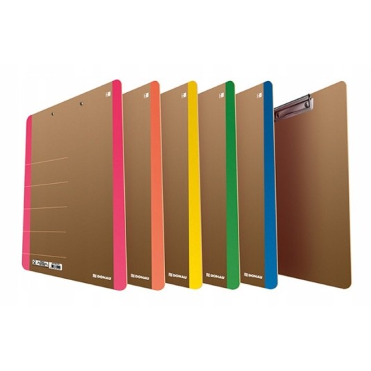 Clipboard DONAU A4 z klipsem żółty deska z klipem