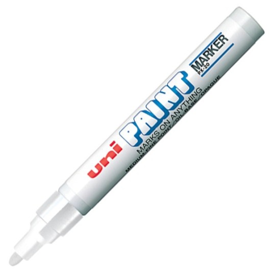 Marker olejowy UNI PX20 biały olejny 2,2-2,8 mm