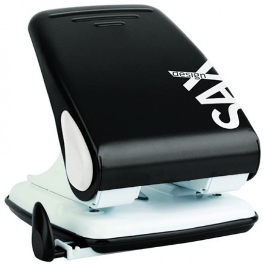 Dziurkacz SAX Design 518 40 kartek czarny biurowy