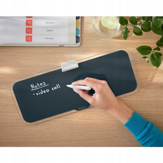 Notatnik szklany na biurko Leitz Cosy szary