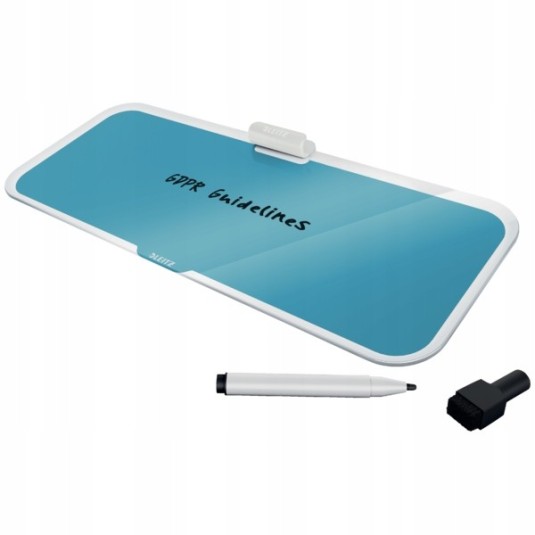 Notatnik szklany na biurko Leitz Cosy niebieski