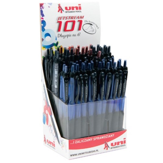 Długopis kulkowy UNI SXN-101 JETSTREAM czerwony