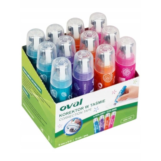 Korektor w taśmie OVAL QRM-506