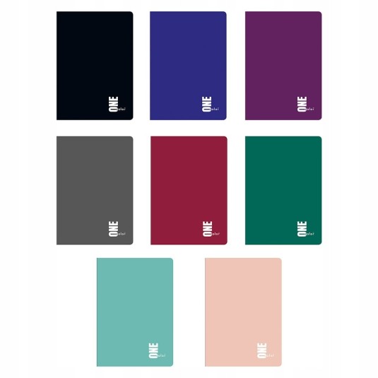 Zeszyt A4 INTERDRUK kratka 96 k.UV ONE COLOR