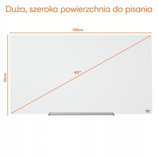 Tablica magnetyczna NOBO Impression Pro biała 45 c