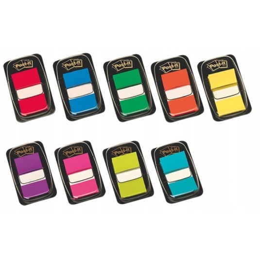 Zakładki PP 25,4x43,2mm 50 kart purpurowe