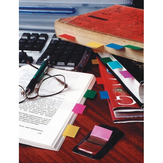 Zakładki PP 25,4x43,2mm 50 kart purpurowe