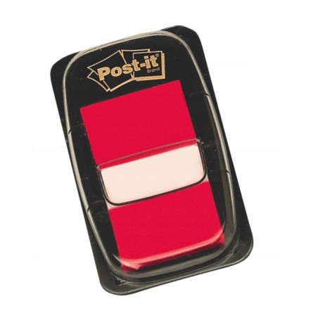 Zakładki PP 25,4x43,2mm 50 kart czerwone