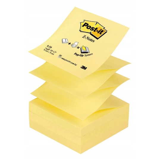 Bloczek samoprzylepny żółty karteczki notes