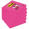 Bloczek samoprzylepny fuksja karteczki notes 6szt
