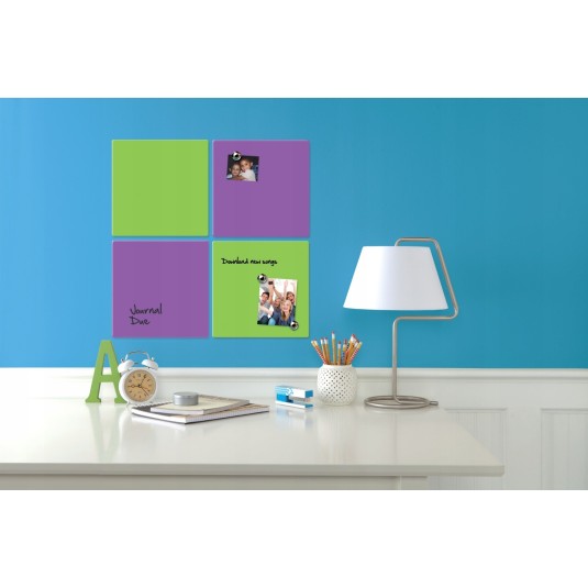 Tabliczka suchościeralna NOBO 36 x 36 cm fioletowa