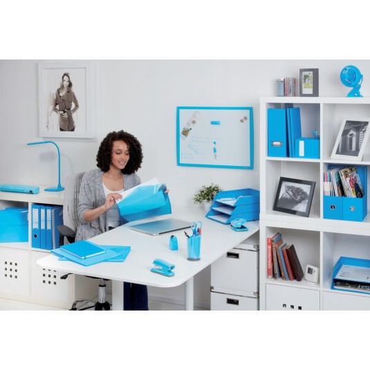 Tabliczka suchościeralna NOBO 36 x 36 cm niebieska