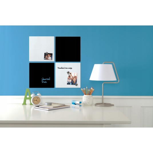 Tabliczka suchościeralna NOBO 36 x 36 cm czarna