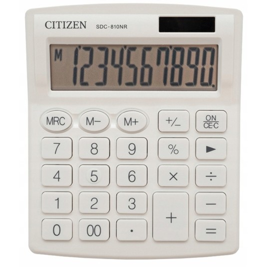 Kalkulator biurowy 10-cyfrowy biały duży