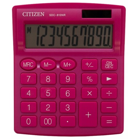 Kalkulator biurowy 10-cyfrowy różowy duży