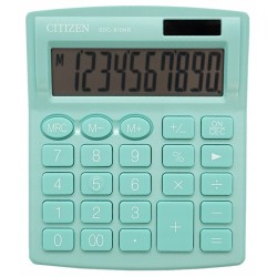 Kalkulator biurowy 10-cyfrowy zielony duży