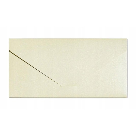 Koperty Pearl kremowe DL/SP 110x200mm 5 szt