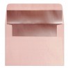 Koperty C6 różówe z metalizowanym środkiem 10szt