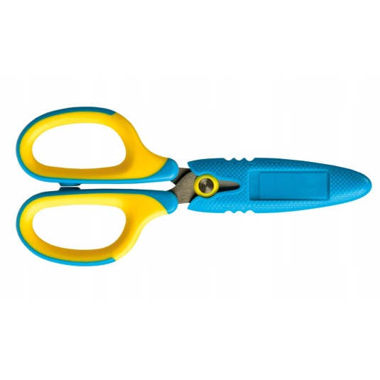 Nożyczki szkolne 13,5 cm 5 cali osłonka Tetis róż